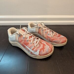 Nike Women's Athletic Shoes - White and Orange